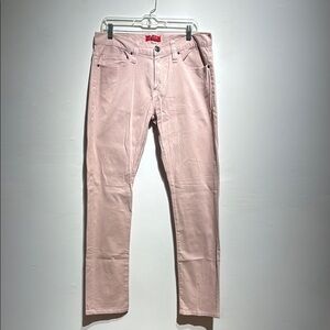 Guess Men's Slim Fit Pink Jeans